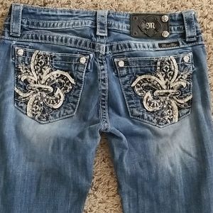 Miss Me signature rise boot cut jeans